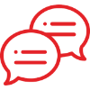 Effective communication icon